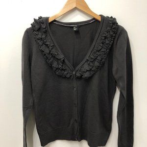 H&M Ruffle Cardigan